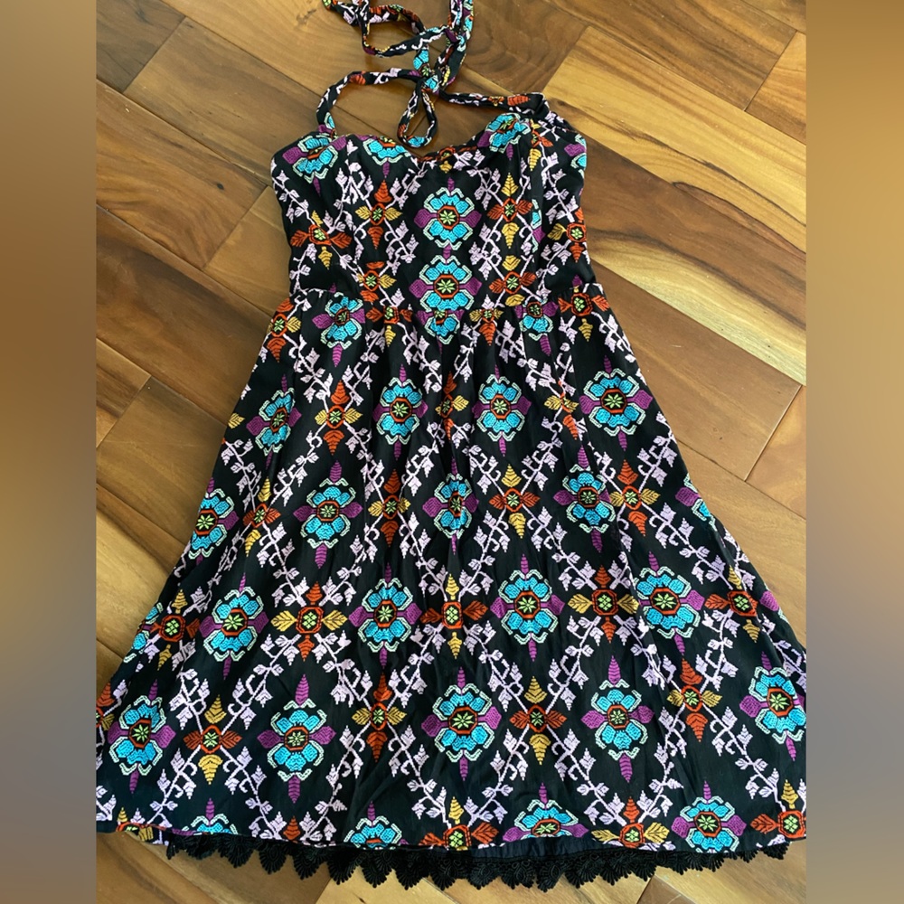 Anthropology halter dress